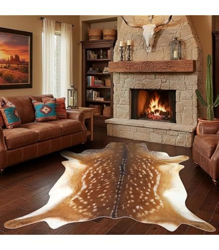 Amazon.com: Generic Upholstery Grade Large Real Axis Deer Hide